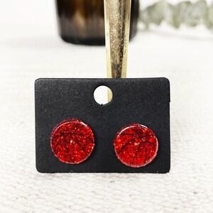 NEW Basketball Glitter stud Earrings sports - Boutique